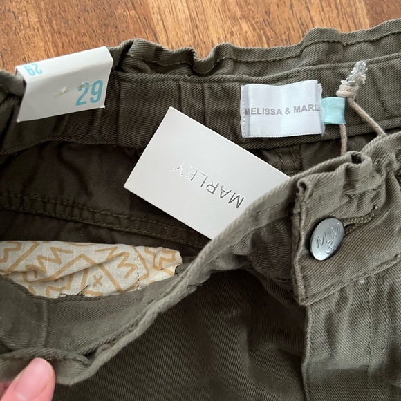 BNWT Melissa & Marley High Waisted Shorts - Picture 2 of 3